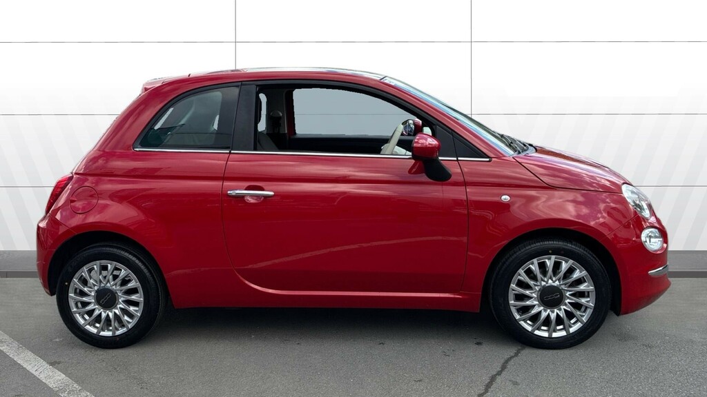 Fiat 500 Hatchback WO23YPZ Red #5