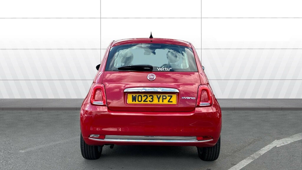 Fiat 500 Hatchback WO23YPZ Red #6