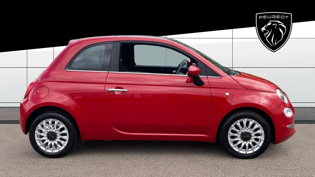 Fiat 500 Hatchback WO23YKR Red #5