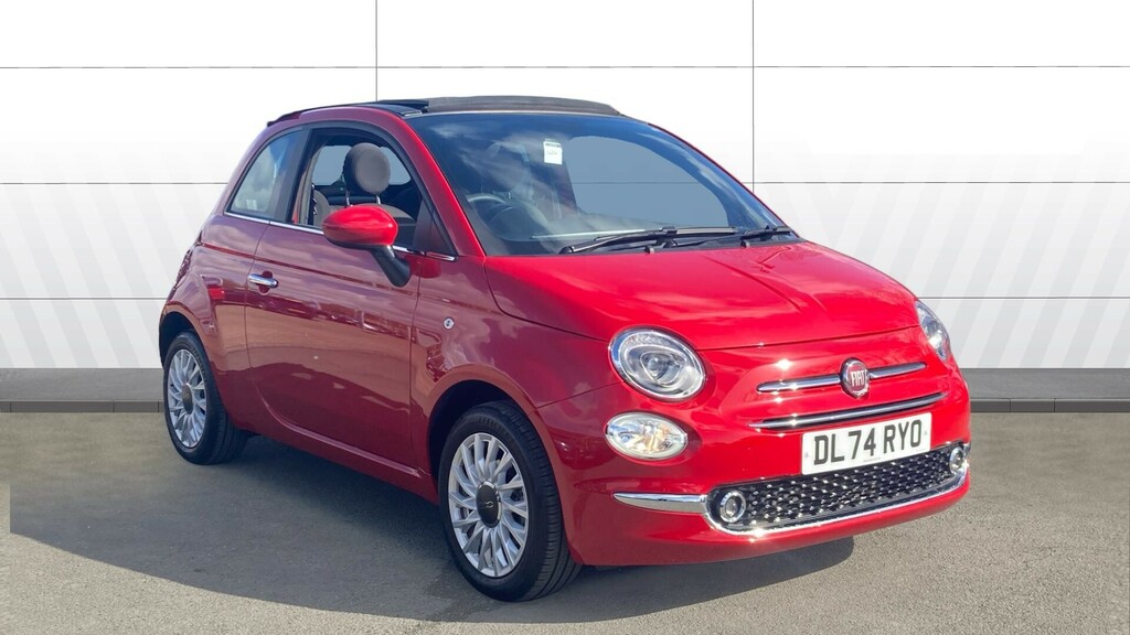 Fiat 500 Convertible Red