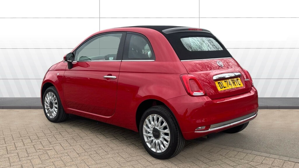 Fiat 500 Convertible DL74RYO Red #2