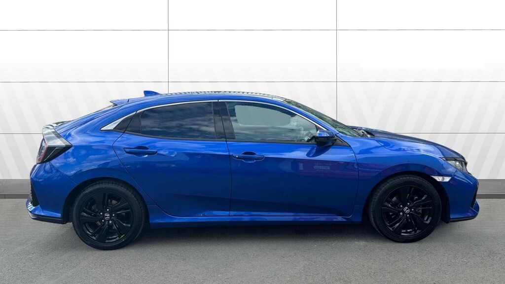 Honda Civic Ex Blue #5