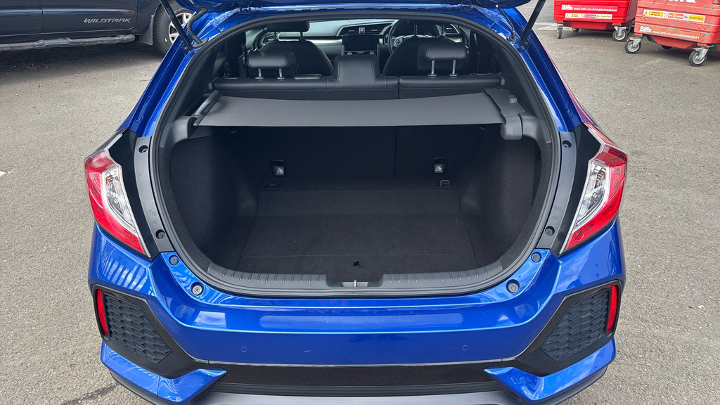Honda Civic Ex Blue #4