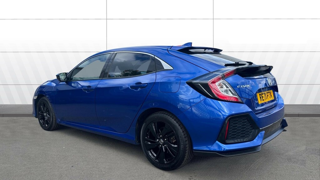 Honda Civic Ex Blue #2