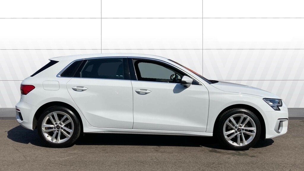 Audi A3 Sport HJ73OHH White #5