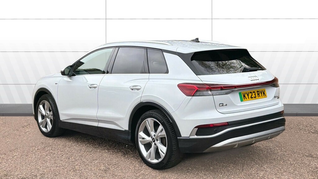 Audi Q4 E Tron S Line KY23RYK White #2
