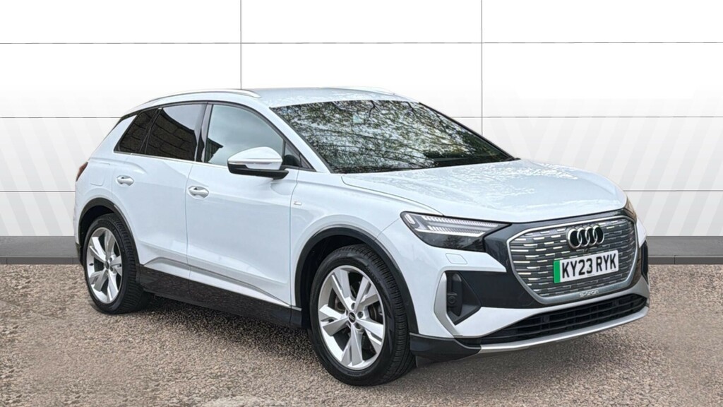Audi Q4 E Tron S Line White
