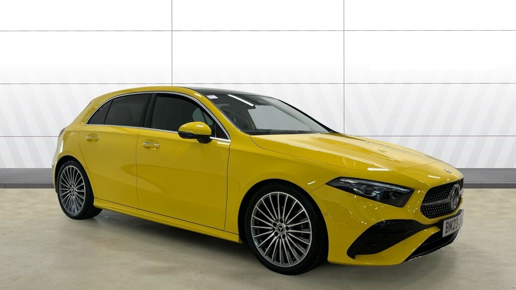 Mercedes-Benz A Class Amg Line Yellow