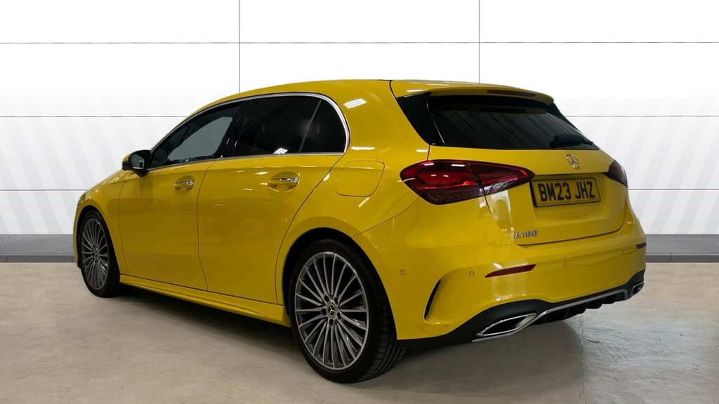 Mercedes-Benz A Class Amg Line BM23JHZ Yellow #2