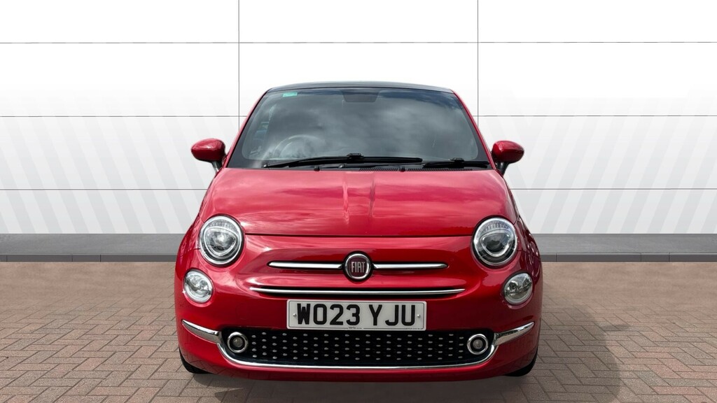 Fiat 500 Hatchback WO23YJU Red #3