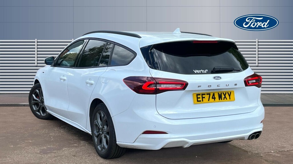 Ford Focus St-line EF74WXY White #2