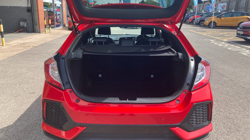 Honda Civic Ex Red #4