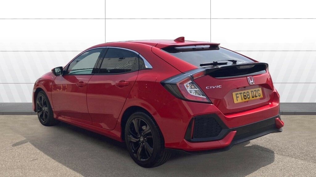 Honda Civic Ex Red #2