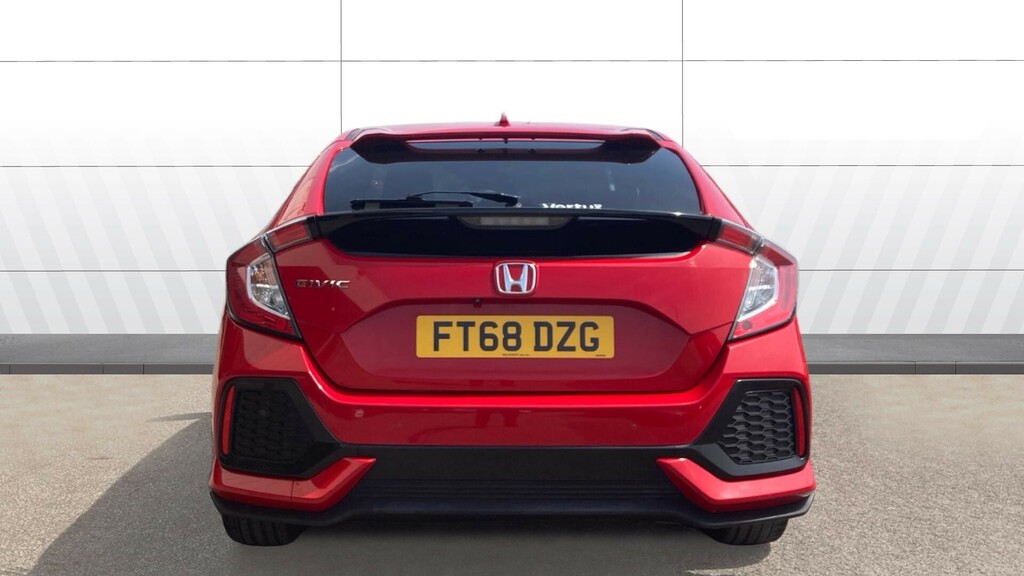 Honda Civic Ex Red #6