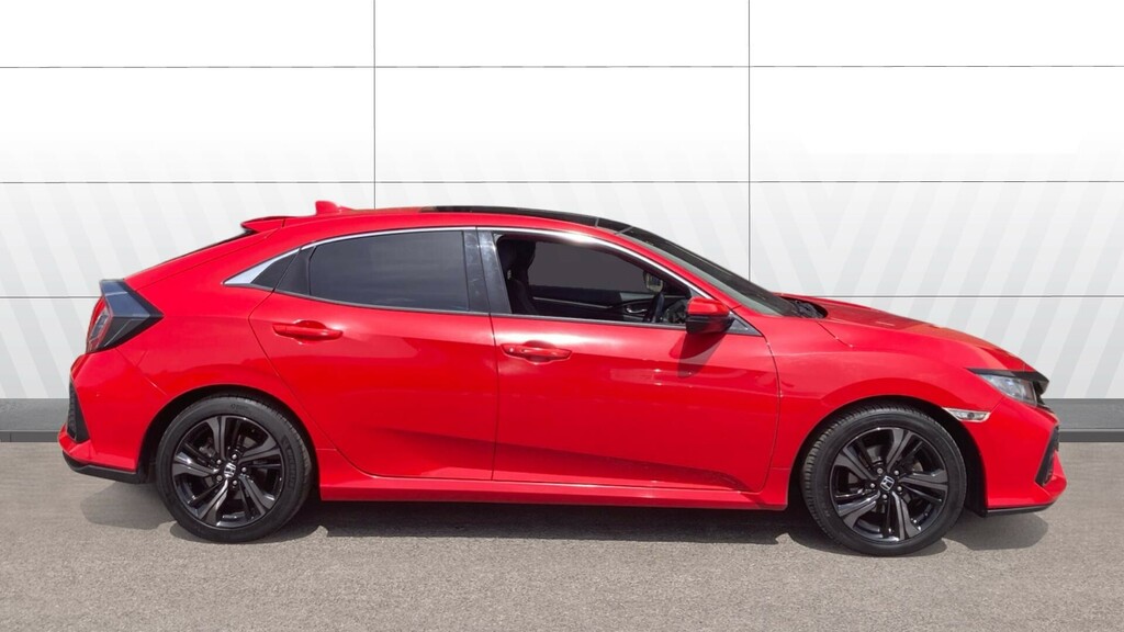 Honda Civic Ex Red #5