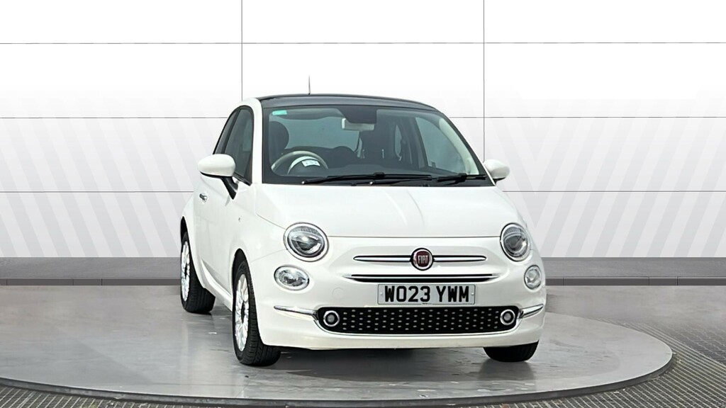 Fiat 500 Hatchback WO23YWM White #3