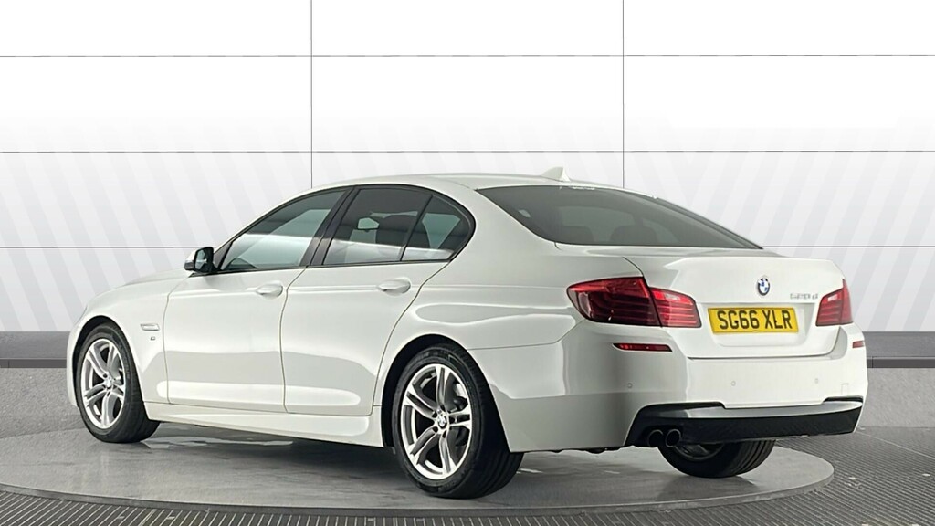BMW 5 Series M Sport SG66XLR White #2