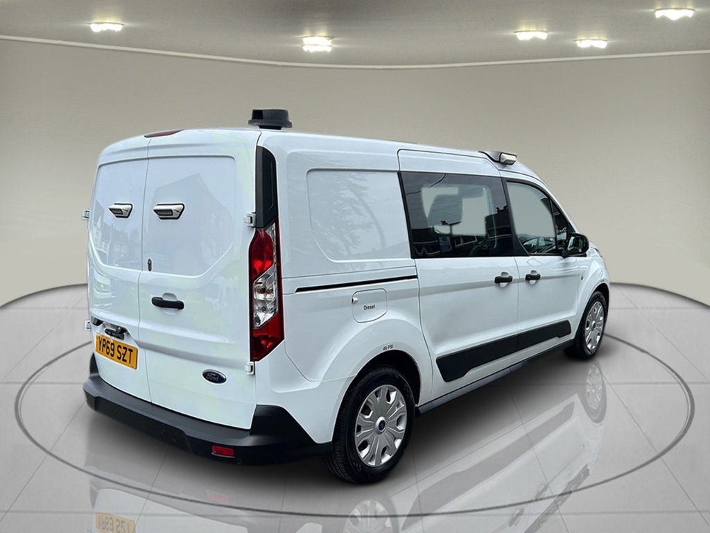 Ford Transit Connect 1.5 230 Ecoblue Trend Crew Van Double Cab 6Dr Dies YP69SZT White #5