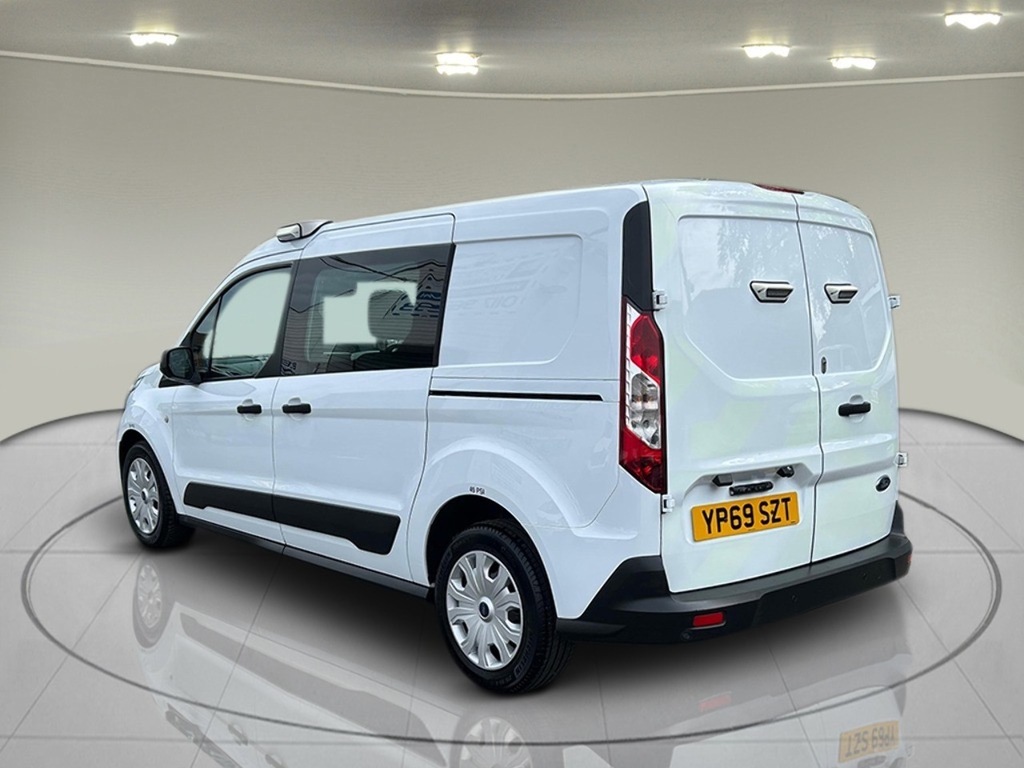Ford Transit Connect 1.5 230 Ecoblue Trend Crew Van Double Cab 6Dr Dies YP69SZT White #6