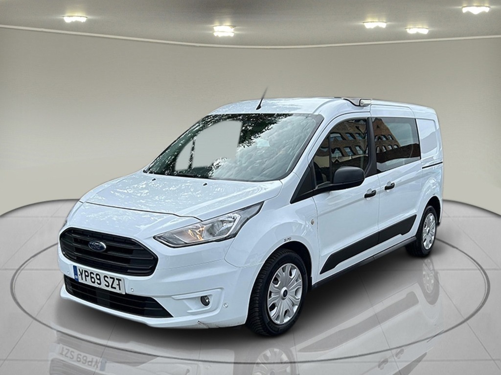 Ford Transit Connect 1.5 230 Ecoblue Trend Crew Van Double Cab 6Dr Dies YP69SZT White #2