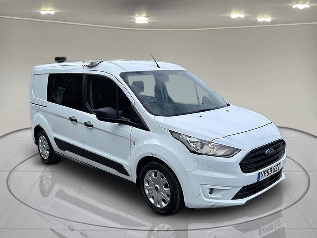 Ford Transit Connect 1.5 230 Ecoblue Trend Crew Van Double Cab 6Dr Dies White