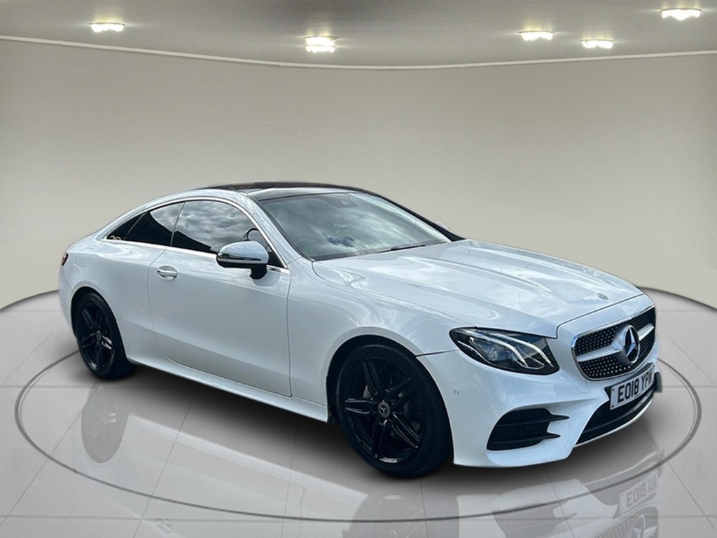 Mercedes-Benz E Class 2.0 E220d Amg Line Premium Coupe G-tr White