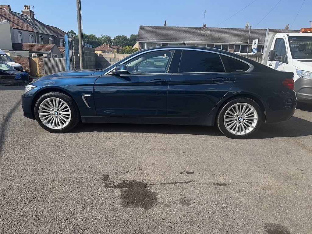 BMW 4 Series Gran Coupe 2.0 420D Luxury Hatchback Xdrive D7NHX Blue #6