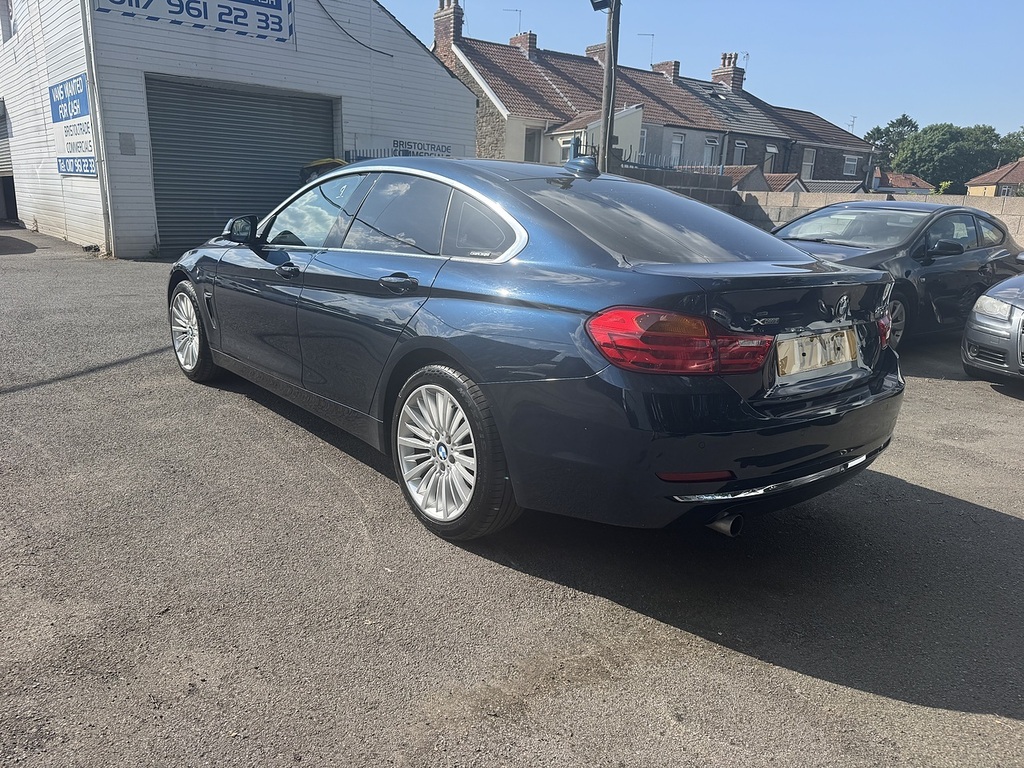 BMW 4 Series Gran Coupe 2.0 420D Luxury Hatchback Xdrive D7NHX Blue #2