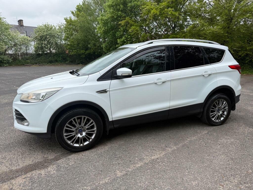 Ford Kuga 2.0 Tdci Titanium 2Wd Euro 5 CX64HNF White #4