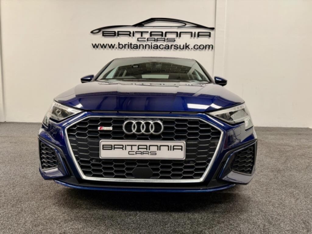 Audi A3 Hybrid Hatchback 1.4 Sportback Tfsi E S L YM23BZU Blue #3
