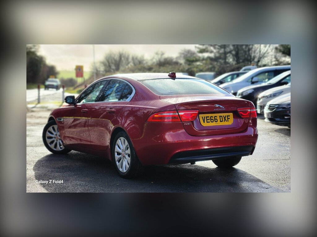 Jaguar XE 2.0D Prestige Saloon Euro 6 Ss VE66DXF Red #3