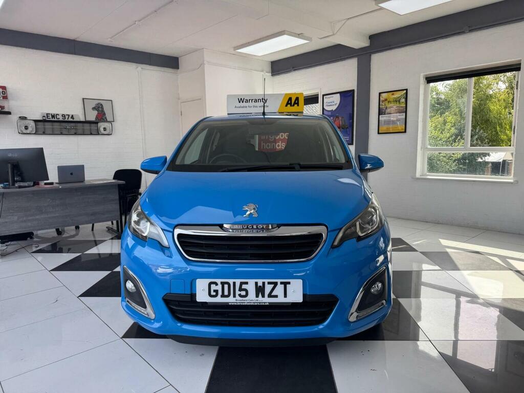 Peugeot 108 Hatchback 1.2 Puretech Allure Euro 6 201515 GD15WZT Blue #2