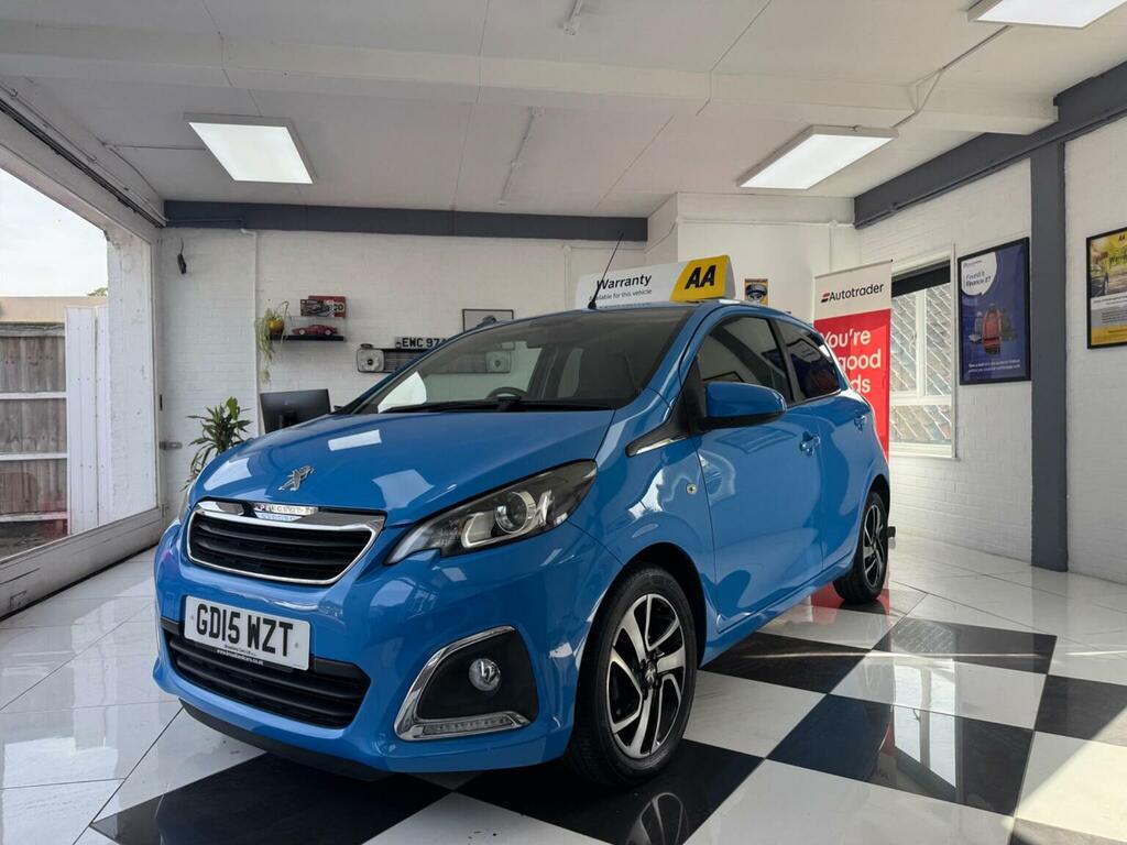 Peugeot 108 Hatchback 1.2 Puretech Allure Euro 6 201515 GD15WZT Blue #3