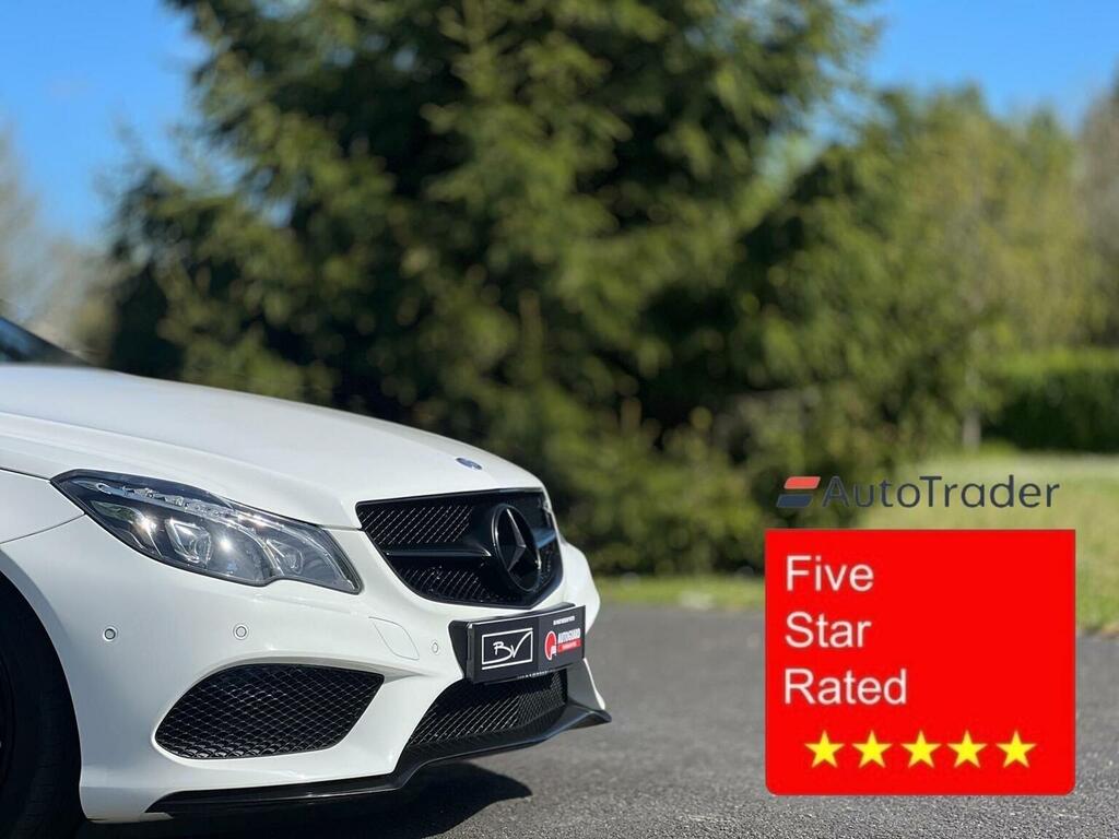 Mercedes-Benz E Class 3.0 E350d V6 Bluetec Amg Line Cabriolet G-tronic White