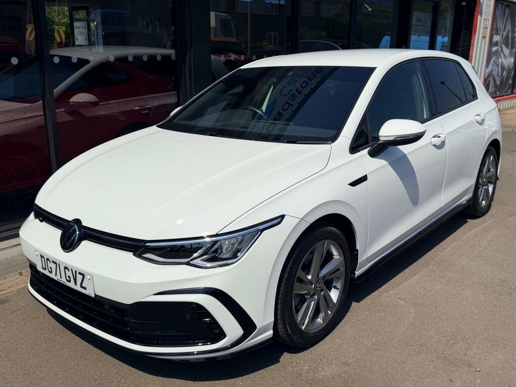 Volkswagen Golf Hatchback 1.5 Tsi R-line Euro 6 Ss 202171 White #2
