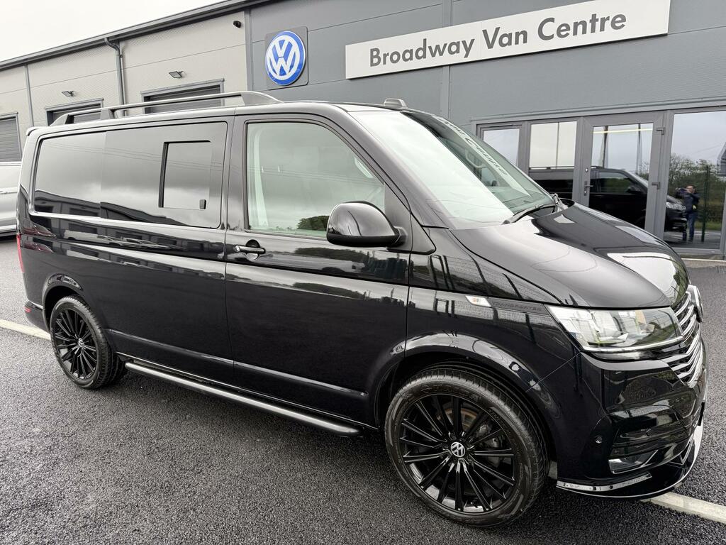 Volkswagen Transporter 2.0 Tdi 6 Seat Kombi Highline Sw FY72UEP Black #2