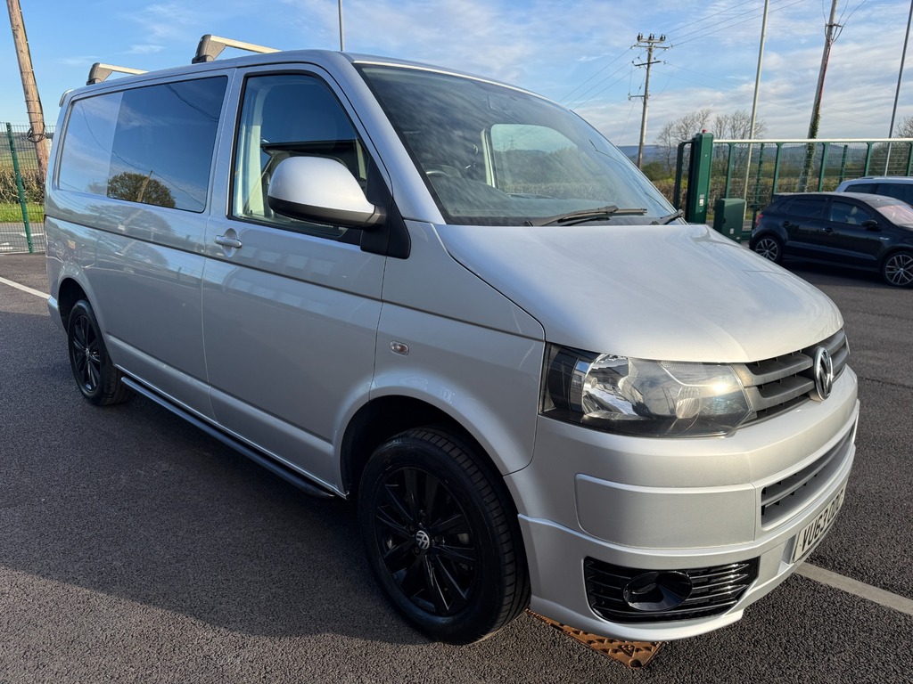 Volkswagen Transporter 2.0 Bitdi T5.1 180 6 Speed Highline Kombi Dies VU63ODC Silver #2