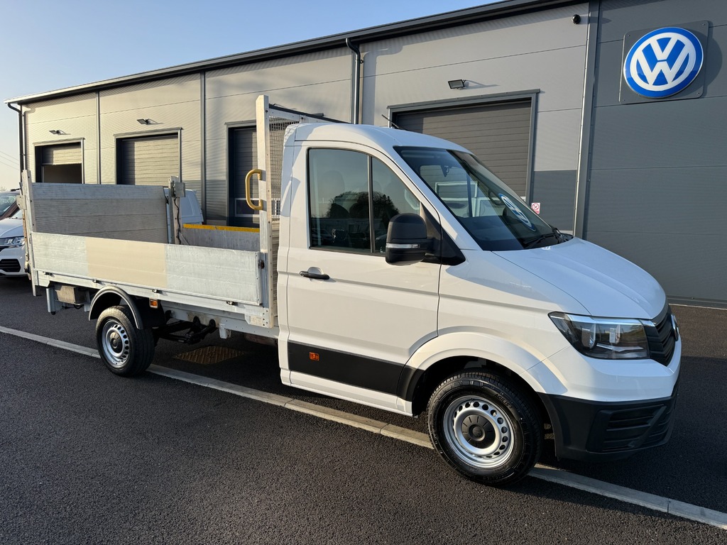 Volkswagen Crafter 2.0 Tdi Cr35 140 6 Speed Single Cab Dropside Bluem White #5