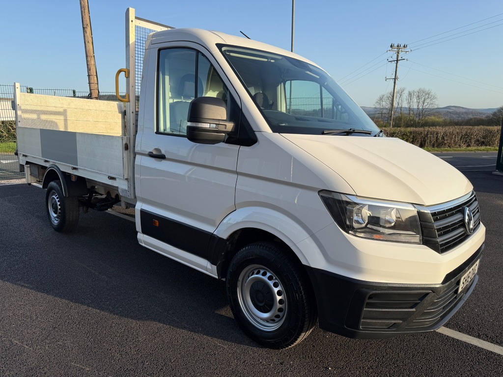 Volkswagen Crafter 2.0 Tdi Cr35 140 6 Speed Single Cab Dropside Bluem White #2