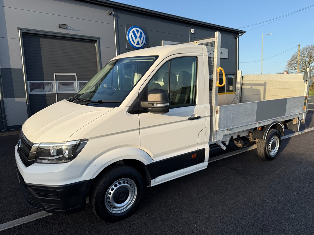 Volkswagen Crafter 2.0 Tdi Cr35 140 6 Speed Single Cab Dropside Bluem White