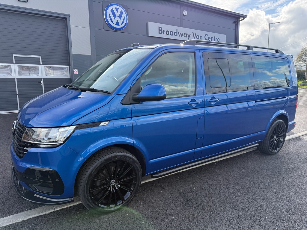 Volkswagen Transporter Shuttle 2.0 Tdi Se 150 7 Speed Dsg Lwb In Ravenna Blu Blue