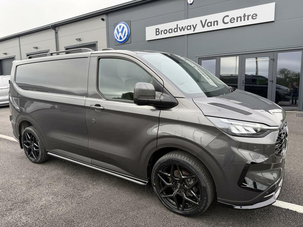 Ford Transit Custom 2.0 300 136 6 Speed Limited Black Edition Panel Va BJ74GPE Grey #2