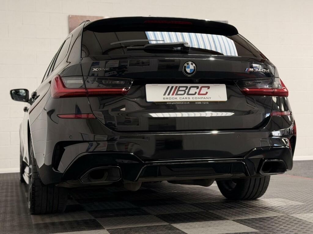 BMW 3 Series Estate 3.0 M340d Mht Touring Xdrive Euro 6 S YG71WJX Black #5
