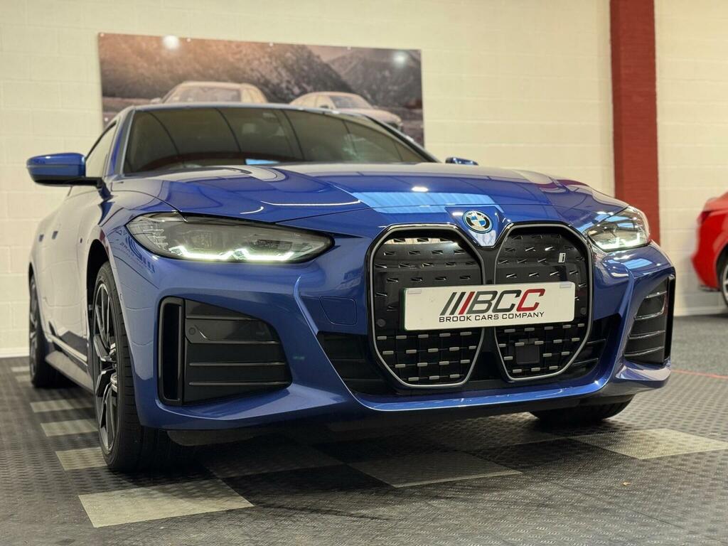 BMW i4 Hatchback 40 83.9Kwh M Sport Gran Coupe Edriv AO23UTE Blue #4