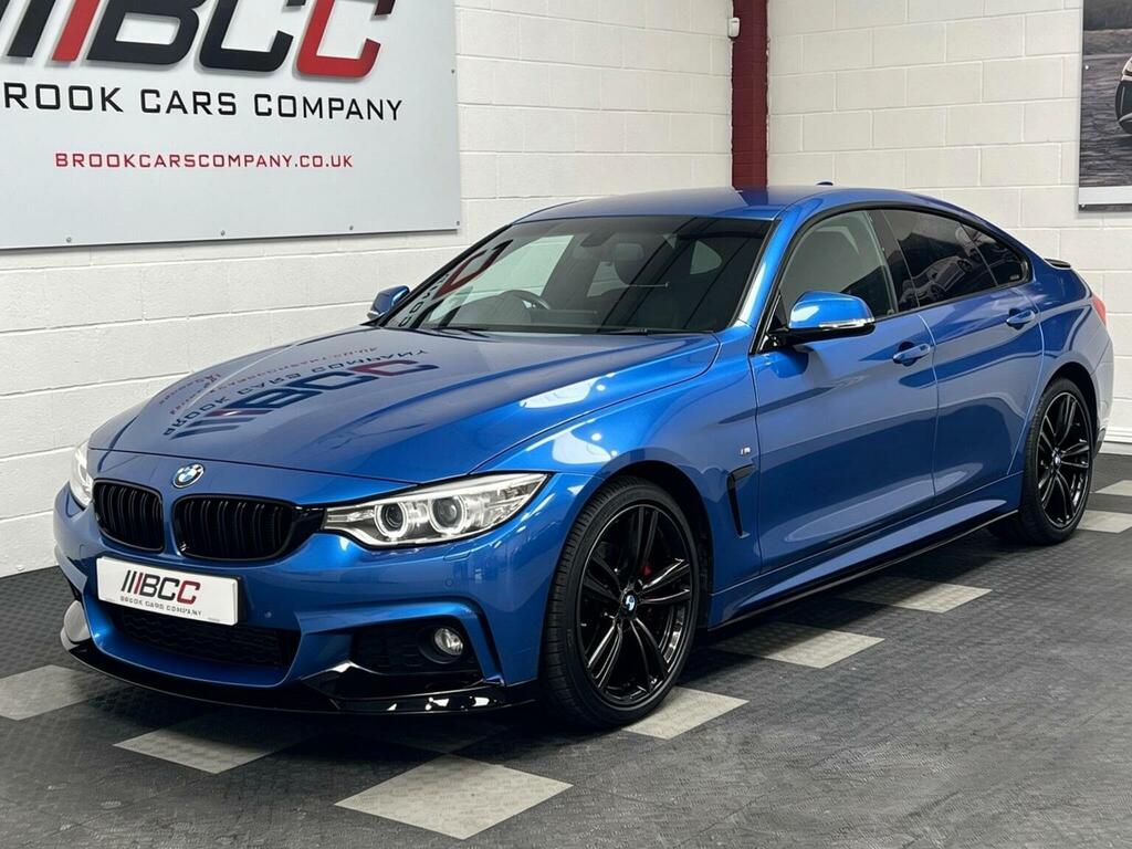 BMW 4 Series Gran Coupe Hatchback 2.0 420D M Sport Euro 6 Ss DP66CVF Blue #2