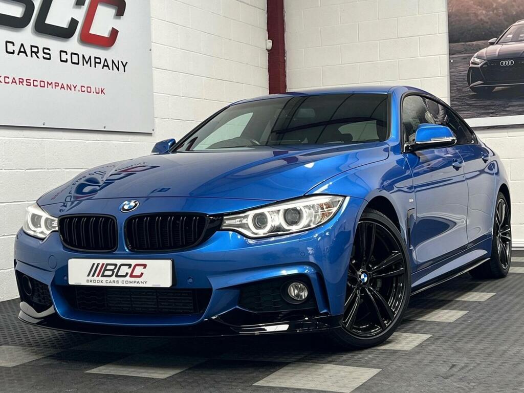 BMW 4 Series Gran Coupe Hatchback 2.0 420D M Sport Euro 6 Ss DP66CVF Blue #6