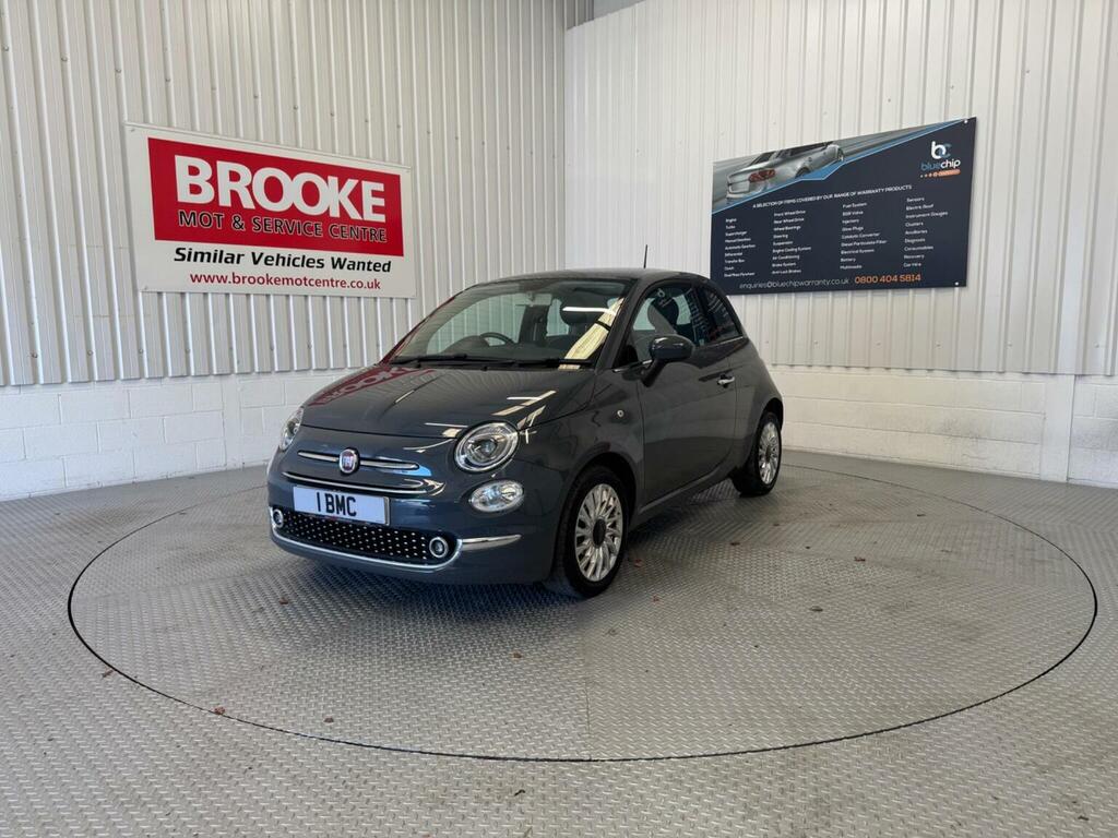 Fiat 500 Hatchback 1.2 Lounge Euro 6 Ss 201919 CA19BUO Grey #3