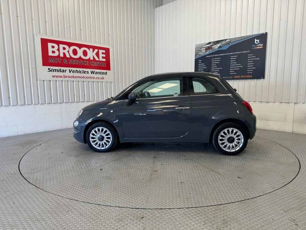 Fiat 500 Hatchback 1.2 Lounge Euro 6 Ss 201919 CA19BUO Grey #4