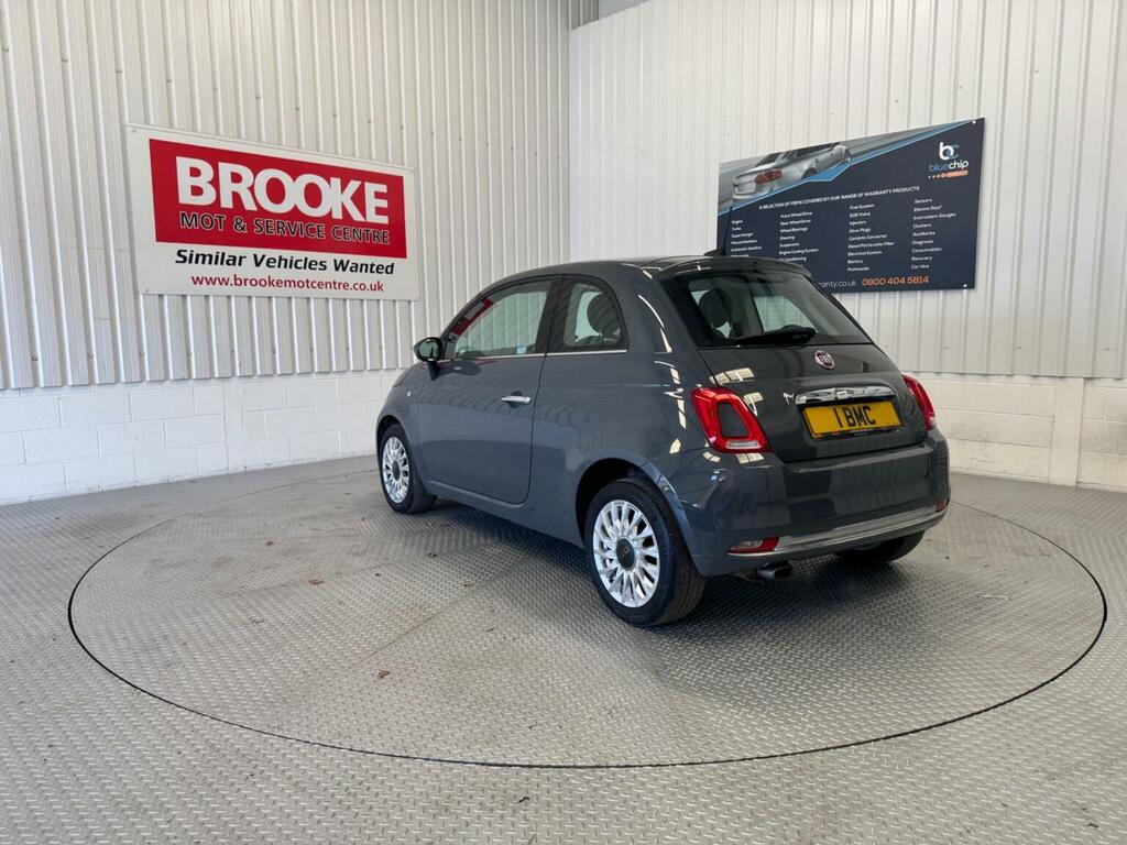 Fiat 500 Hatchback 1.2 Lounge Euro 6 Ss 201919 CA19BUO Grey #5