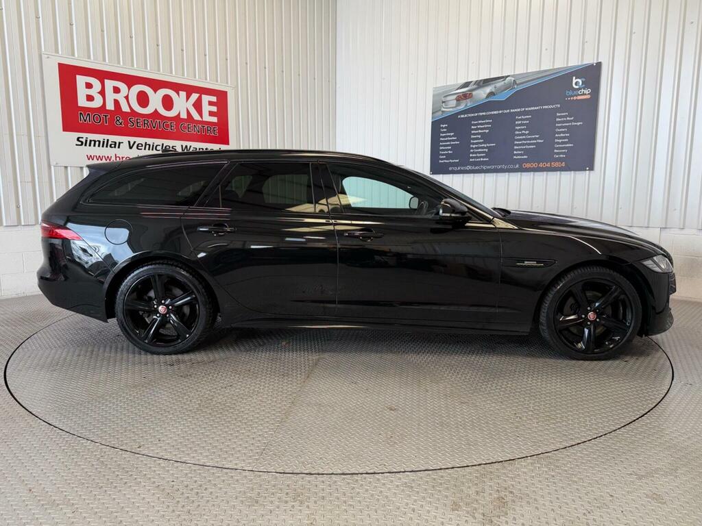 Jaguar XF Estate 2.0D R-sport Sportbrake Euro 6 Ss 5 SV68XHC Black #5